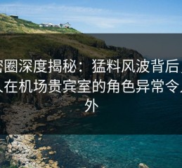微密圈深度揭秘：猛料风波背后，神秘人在机场贵宾室的角色异常令人意外